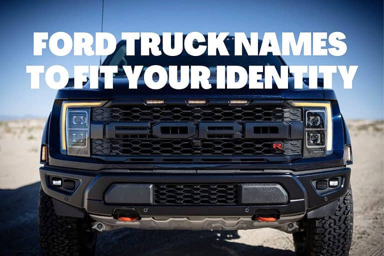 Ford Truck Names To Fit Your Identity