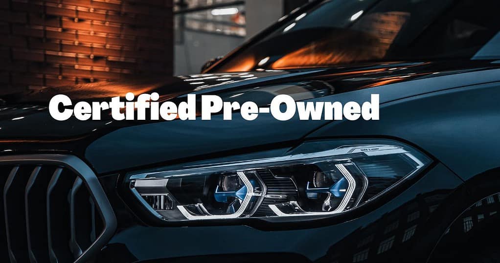BMW's Certified Pre-Owned Program